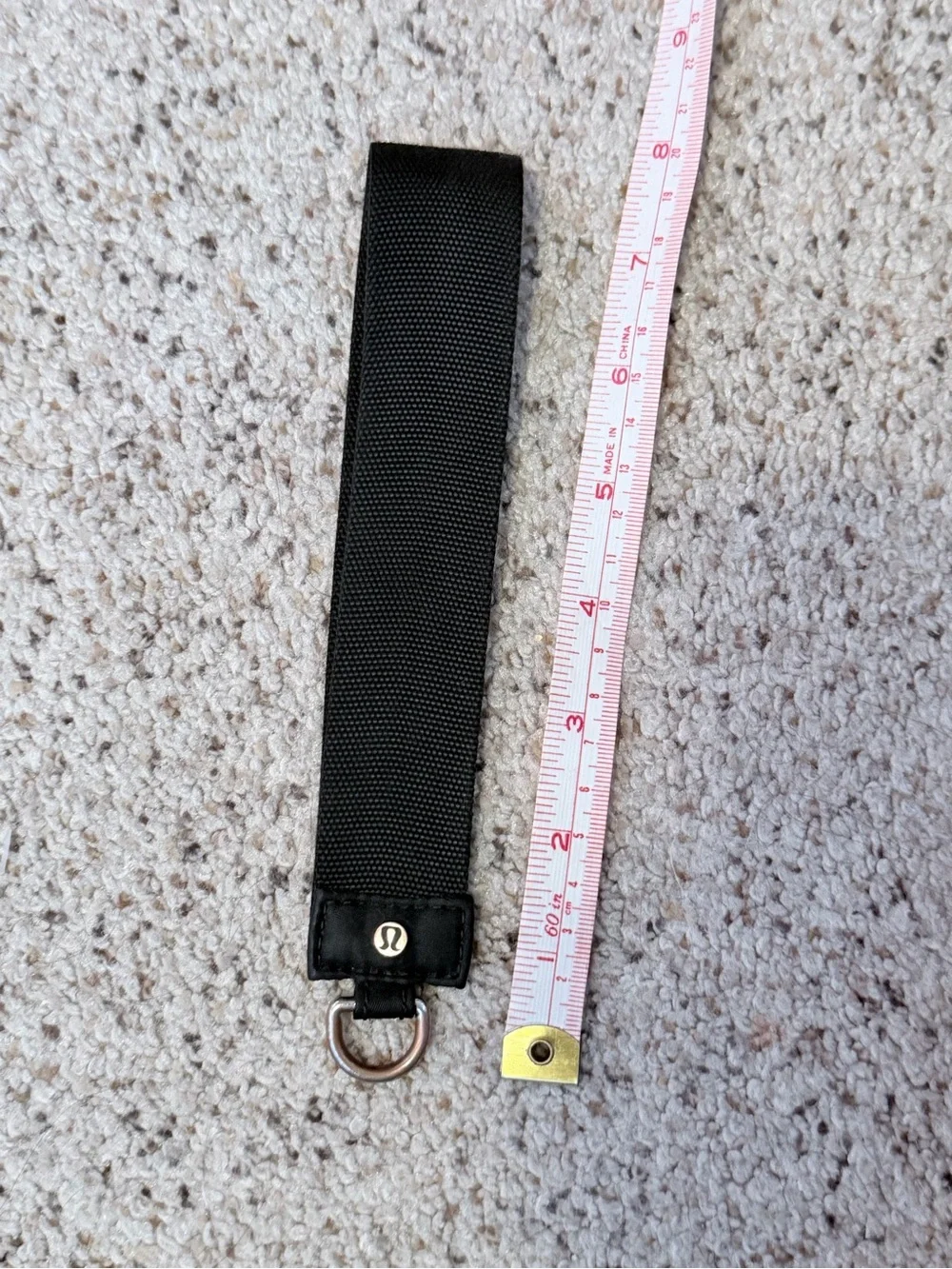 lululemon athletica Black Wrist/Key Loop Strap